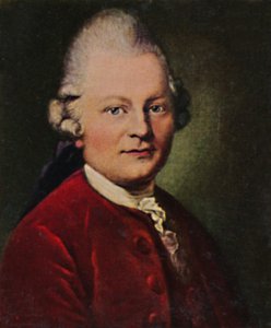 Gotthold Ephraim Lessing 1729-1781. - Anton Graff festménye, 1934. alkotó: Unbekannt