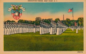 Érettségi felvonulás, West Point, New York, 1940-es évek alkotó: Unbekannt