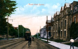 Grand Allee, Quebec, XX. század alkotó: Unbekannt