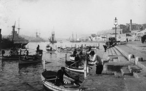 Grand Harbour, Málta, 1937 alkotó: Unbekannt