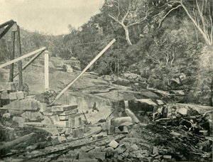 Gránitbányák, Trawool, Victoria, 1901. alkotó: Unbekannt
