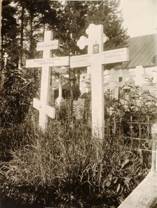 Sírok a Novodevicsy New Maidens kolostor temetőjében, Moszkva, Oroszország, 1929 alkotó: Unbekannt