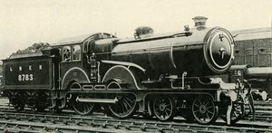 Great Eastern Type 4-4-0 különleges festésben Royal Trains számára, c1930. alkotó: Unbekannt