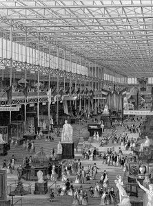 Nagy kiállítás a Crystal Palace-ban, Hyde Park, London, 1851 alkotó: Unbekannt