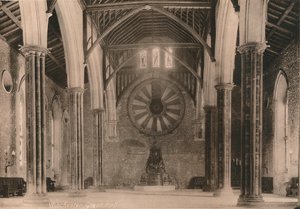Winchester kastély nagyterme, Hampshire, 20. század eleje alkotó: Unbekannt