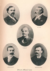 Nagy zenészek - VI. tábla, 1895 alkotó: Unbekannt