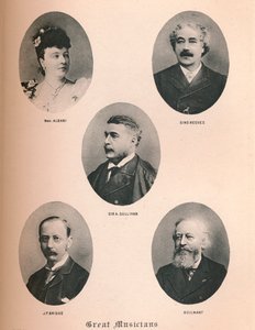 Nagy zenészek - XIV. tábla, 1895 alkotó: Unbekannt