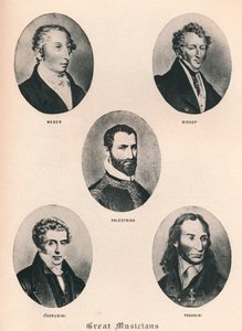 Nagy zenészek – XV. tábla, 1895 alkotó: Unbekannt