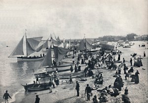 Great Yarmouth – tipikus jelenet a tengerparton, 1895 alkotó: Unbekannt