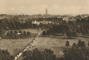 A Green Park és a Westminster a régi devonshire-i helyszínt bitorló szerkezetből, 1935. alkotó: Unbekannt