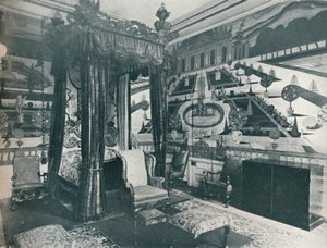 Green Velvet Room, Stoke Edith, 1909 alkotó: Unbekannt