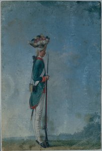 A Preobraženszkij-ezred gránátosa, az 1770-es évek vége alkotó: Unbekannt