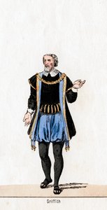 Griffith, Shakespeare VIII. Henrik drámájának jelmezterve, 19. század alkotó: Unbekannt
