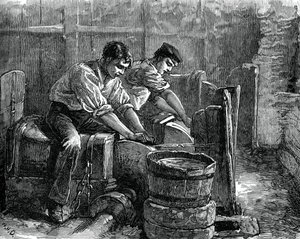 Köszörűk a keréken, c1880 alkotó: Unbekannt