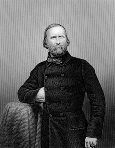 Guiseppe Garibaldi, olasz hazafi, 1860 alkotó: Unbekannt