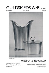 Guldsmeds A.-B. FECSEGÉS. - Sterling Silver - Rydbeck & Norström, 1939 alkotó: Unbekannt