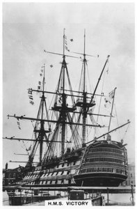 HMS Victory, Portsmouth, Hampshire, 1936 alkotó: Unbekannt