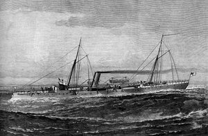 HM Torpedo Gun Boat Rattlesnake, 1887 alkotó: Unbekannt