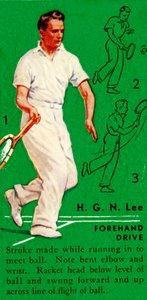 H. G. N. Lee – Forehand Drive, 1935. alkotó: Unbekannt