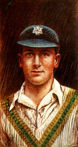 H. Larwood Notts, 1928. alkotó: Unbekannt