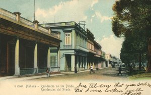 Havanna – rezidenciák a Prado-parton, 1907. alkotó: Unbekannt