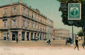 Havanna. Anglia szálloda. -England Hotel, Kuba, 1910-es évek alkotó: Unbekannt