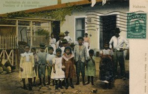 Habitantes de un solar. Bérház lakói, 1913 alkotó: Unbekannt