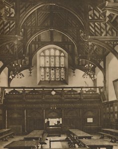 Hall of Grays Inn, ahol Shakespeare életében a hibák vígjátékát játszották, 1935. alkotó: Unbekannt