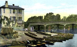 Hampton Court Bridge, London, XX. század alkotó: Unbekannt