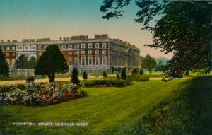 Hampton Court, Looking West, 1910 alkotó: Unbekannt