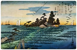 Haneda Rakugan Ese Fin g dicsérete Hanedánál, 1830-as évek 1925 alkotó: Unbekannt
