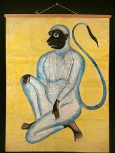 Hanuman, a majomisten, 1870 alkotó: Unbekannt