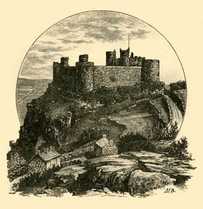 Harlech kastély, 1898. alkotó: Unbekannt