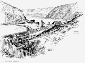 Harpers Ferry, Nyugat-Virginia, 1870 alkotó: Unbekannt