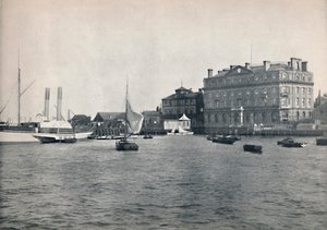 Harwich - The Quay és Great Eastern Hotel, 1895 alkotó: Unbekannt
