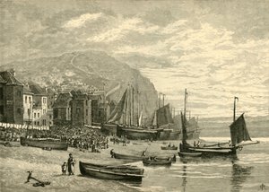 Hastings: A halásznegyed, 1898. alkotó: Unbekannt