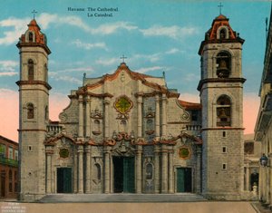 Havanna katedrális, Kuba, 1920. alkotó: Unbekannt