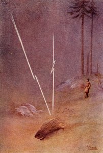 Hirtelen egy gigantikus disznótoros alakot öltött, 1914. alkotó: Unbekannt