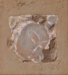 Bodhisattva vezetője, kb. 6-7. század . alkotó: Unbekannt