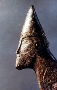 Egy viking harcos feje, 9-11. század alkotó: Unbekannt