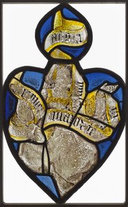 Szív alakú tábla: Nő figurája Banderole Sibyllal, c. 1480-1520. alkotó: Unbekannt
