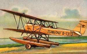 Heinkel HD 24 W Tsingtau hidroplán, 1920-as évek, 1932. alkotó: Unbekannt