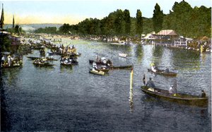Henley Regatta, Oxfordshire, XX. század alkotó: Unbekannt