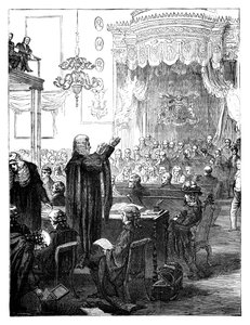 Henry Broughams védőbeszéde Caroline királynő perében, 1820 c1895 alkotó: Unbekannt