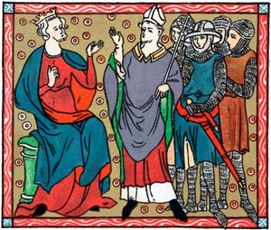 Henrik II és Thomas a Becket alkotó: Unbekannt