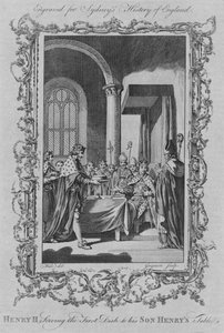 II. Henrik az első ételt fia, Henrys asztalára tálalja, 1773. alkotó: Unbekannt