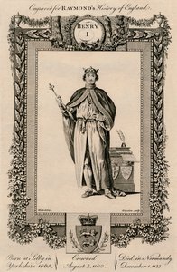 Henrik, 1068-1135, c1787 alkotó: Unbekannt