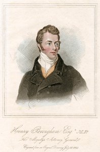 Henry Peter Brougham, Brougham és Vaux 1. báró, skót ügyvéd és politikus, 1820 alkotó: Unbekannt