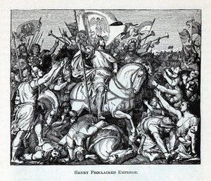 Henriket császárrá kiáltották ki, 1882 alkotó: Unbekannt