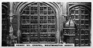 VII. Henrik kápolna, Westminster Abbey, London, 1920-as évek alkotó: Unbekannt